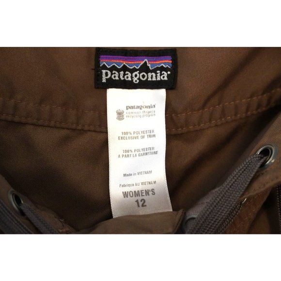Patagonia Shorts, Womens Size 12, Board Shorts, Water Shorts, Brown Lace Up Shor - Picture 10 of 10